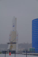 Ariane 5 by snow