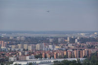 L_aroport de Blagnac depuis les Coteaux de Pech David