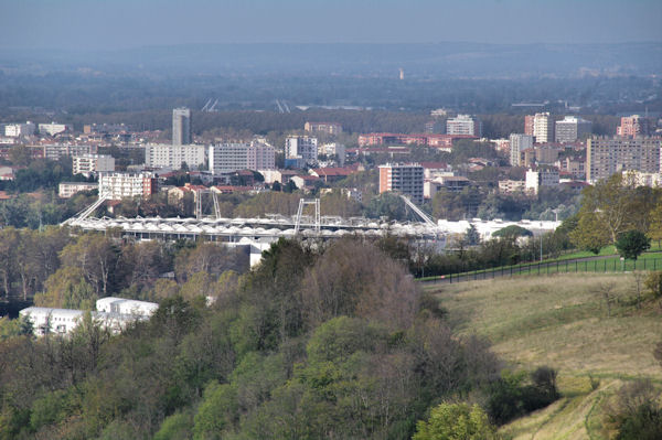 Le Stadium et le Stade Ernest Wallon dans le mme alignement!