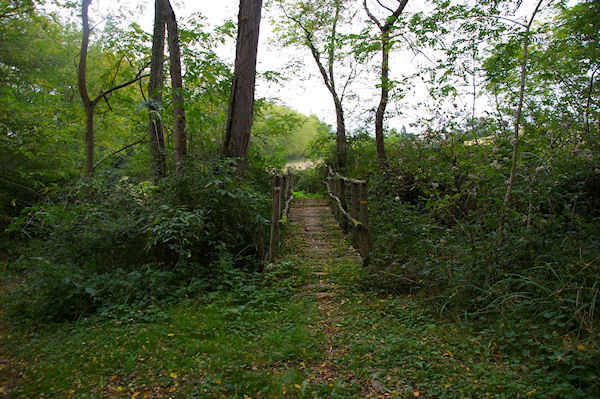 Petit pont sur le Ninet entre Millet et Beaufort