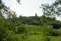 Aurignac, en descendant dans le vallon du ruisseau de la Bourdette