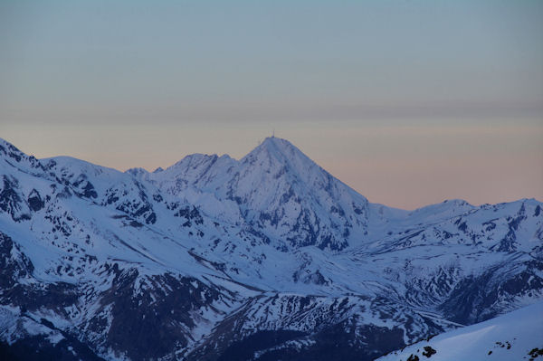 Le Pic du Midi de Bigorre depuis le Sommet de Pouy Louby