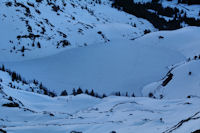 Le Lac de Bareille depuis la Crte de la Coume du Lion