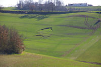 Glissement de terrain au dessus du ruisseau du Harot