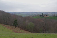 La Nenc depuis La Serre, derrire, la valle de la Save