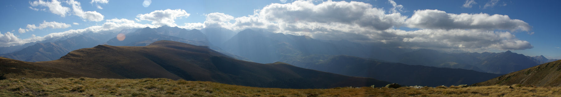 Panorama au sud du Pic du Lion