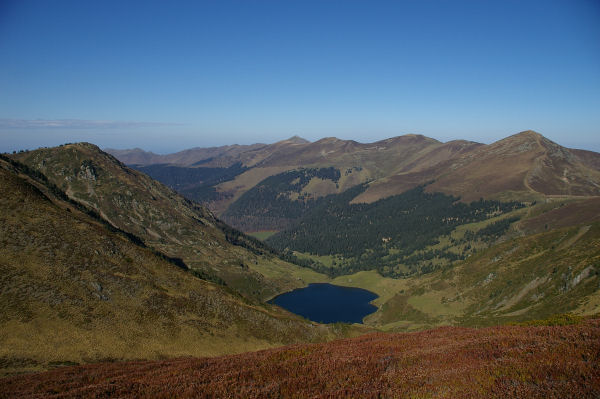 Vue du lac de Bareille