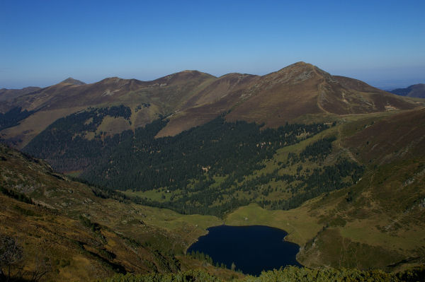 Vue du lac de Bareille