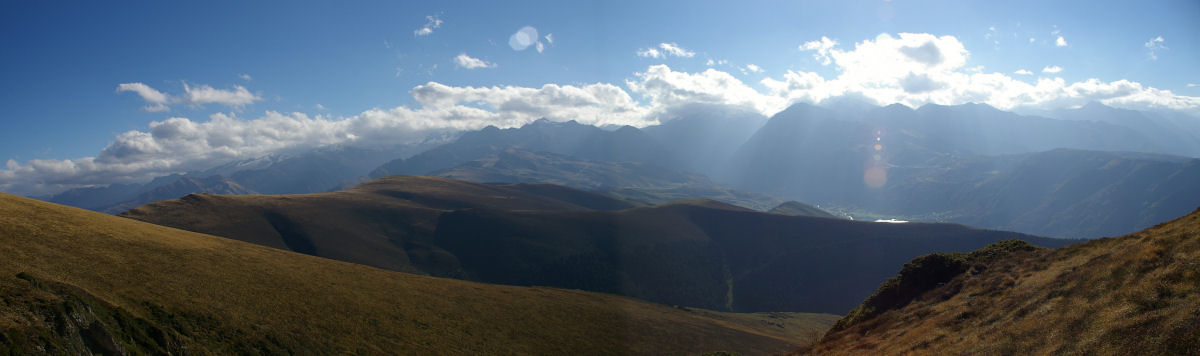 Panorama sur la valle du Louron