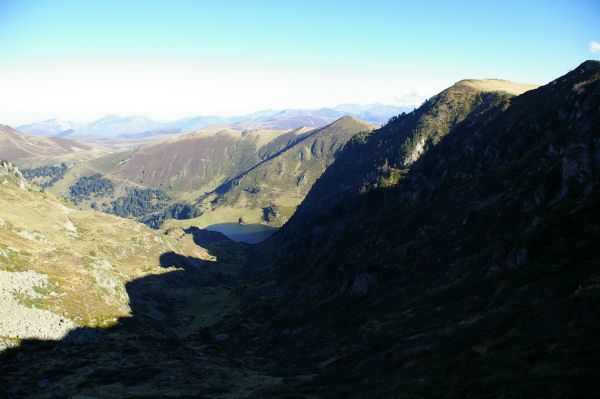 Vue du lac de Bareille