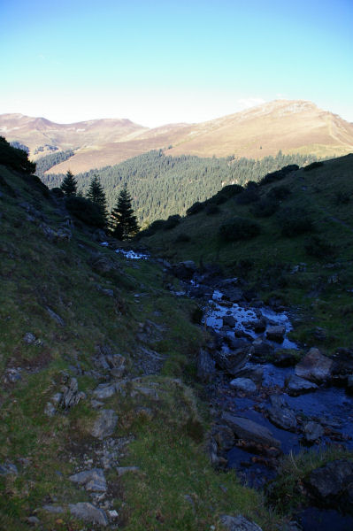 Vue vers la valle de Bareille