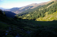 Vue vers la valle de Bareille