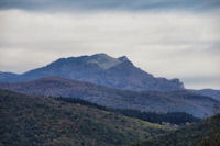 Le Pic du Gar et le Pic Saillant depuis Montrjeau