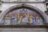 Le fronton de l_glise de la Dalbade