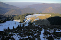 Les pentes raides sous le Pic d'Escales