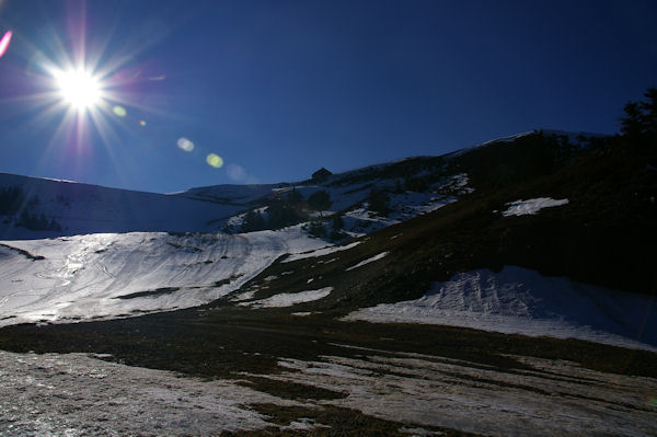 Le Tuc de l'Etang depuis l'tang de Boutve