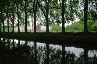 Les nouvelles cites U au bord du Canal du Midi