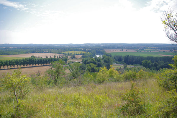 La valle du Tarn depuis La Garrigue