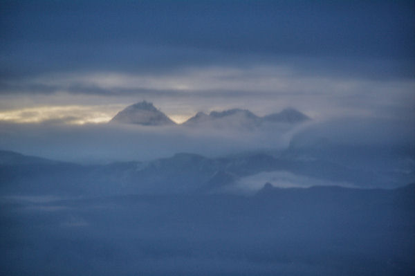 Le Pic du Midi de Bigorre au lever du jour