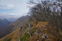 La crete entre le Soum d'Andorre et le Soum de Conques