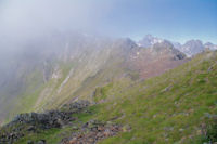 Les pentes Sud du Pic de l'Arcoeche