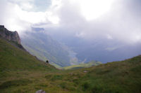 Le Lac d'Estaing depuis le Col de la Paloumere