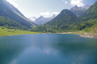 Le Lac du Tech depuis le barrage