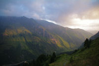 La valle du Tech au petit matin