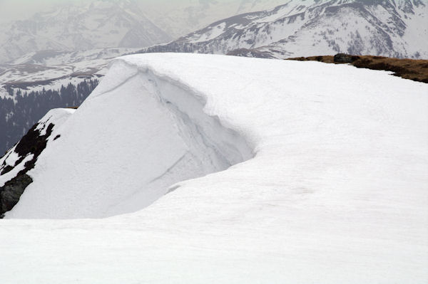 La crte Sud enneige du Pic de Mont Aspet