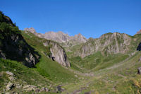 Le vallon superieur du Labas apres Bouleste