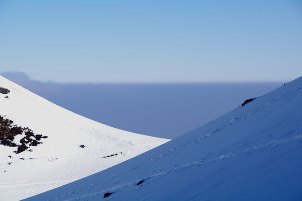 Des lignes bleutes