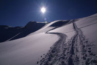 La monte vers le Pic de Barran