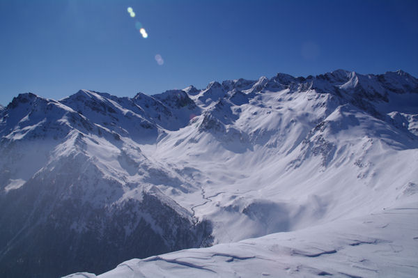 Vue Sud Est depuis le Pic du Mont