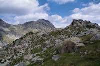 La crte entre les Lacs de Migoulou et de Lassidouat