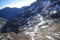 Piton au dessus du refuge du Larribet