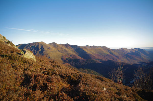 Les crtes dominant la valle du Bergons, du Soum de Granquet au Pic de Pibeste