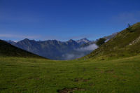 La valle du gave d'Arrens depuis le col de Berbeillet