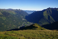 La valle du Gave de Pau depuis le Pic de Bergons