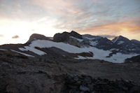 Epaule, Pics de la Cascade, Pic et Cylindre du Marbor et Mont Perdu