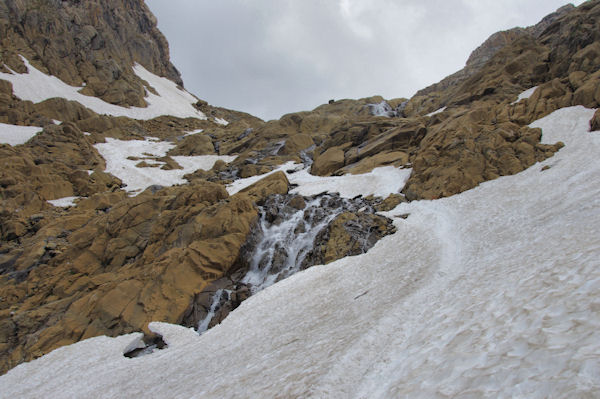 Les cascades du Glacier du Taillon