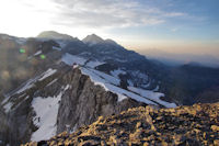 Le Mont Perdu depuis la Tour du Marbor