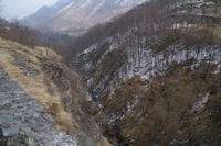 Le gave d'Arrens au fond de la gorge