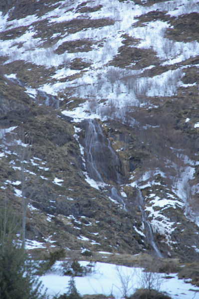 Les cascades du ruisseau de la Yga