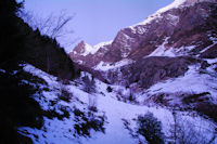 Le bas de la vallee du Labas depuis les Goules