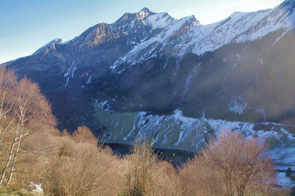 Le Lac du Tech surmont du Pic de Sarret