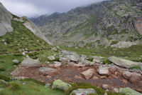 Au dpart du vallon des lacs de Cambals