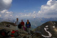 Le petit Alexendre & Bernard & Jacques et Fred au pic Campbieil