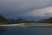 Le barrage de Cap de Long & le soum de Monpelat au centre