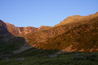 Lev de soleil sur les crtes d'Estaragne et de Cintes Blanques