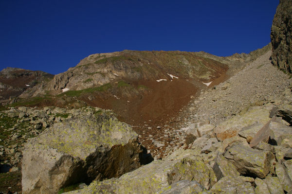 En montant en direction du col d'Estaragne